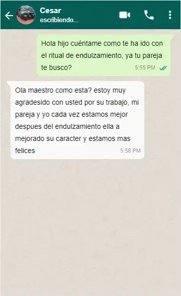 chat de WhatsApp